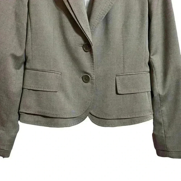 BCBGMaxAzria Women’s Double Lapel Wool Blend Blazer Taupe Small - Picture 7 of 9